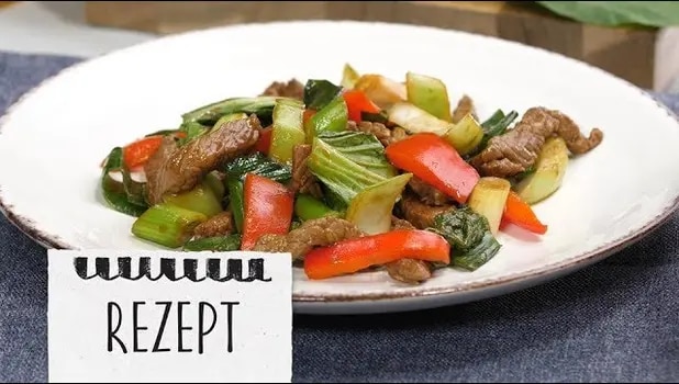Pak Choi Beef Teriyaki