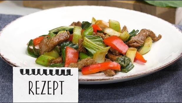 Pak Choi Beef Teriyaki