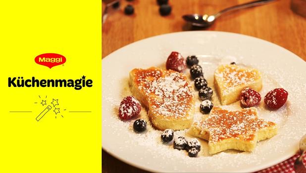 Dekorative Pfannkuchen