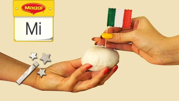 Perfekte Mozzarella Scheiben