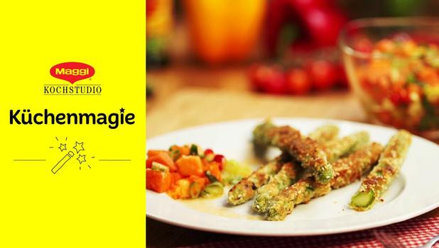 Panierte Spargel-Sticks