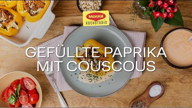 Gefüllte Paprika mit Couscous	