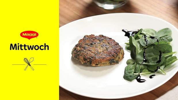 Quinoa Spinat Bratling