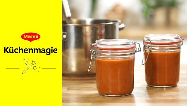 Tomatensauce einkochen