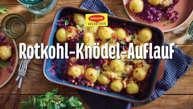 Rotkohl-Knödel-Auflauf | Weihnachtlich, lecker, einfach zubereitet