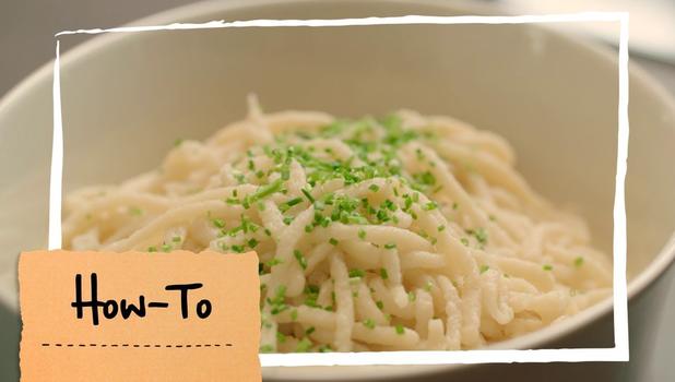 How To: Spätzle selber machen