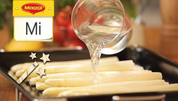 Spargel aus dem Ofen