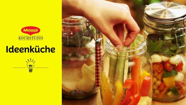 3 Picknick-Ideen im Glas