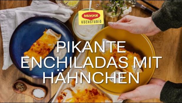 Pikante Enchiladas mit Hähnchen