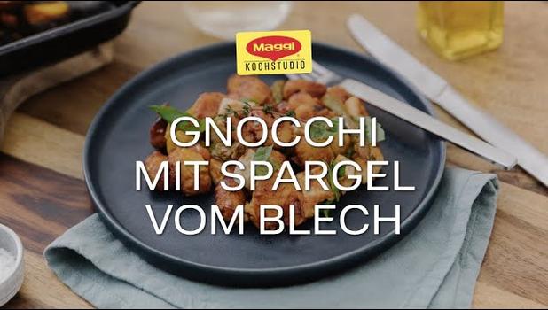 Gnocchi mit Spargel vom Blech