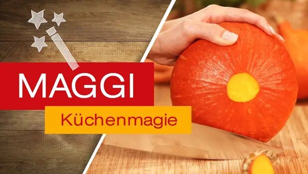 Kürbis schneiden