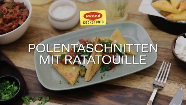 Polentaschnitten mit Ratatouille