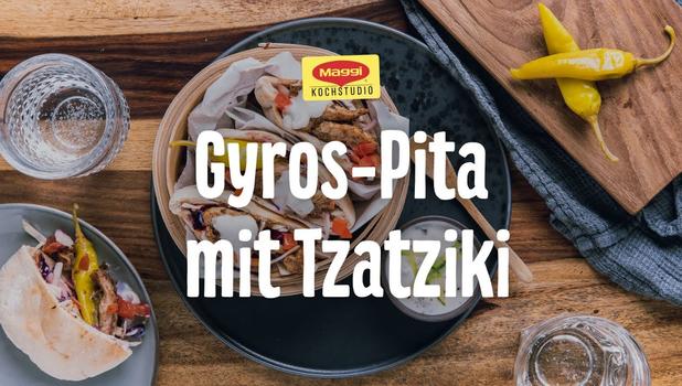 Neuestes Video: Gyros-Pita mit Tzatziki
