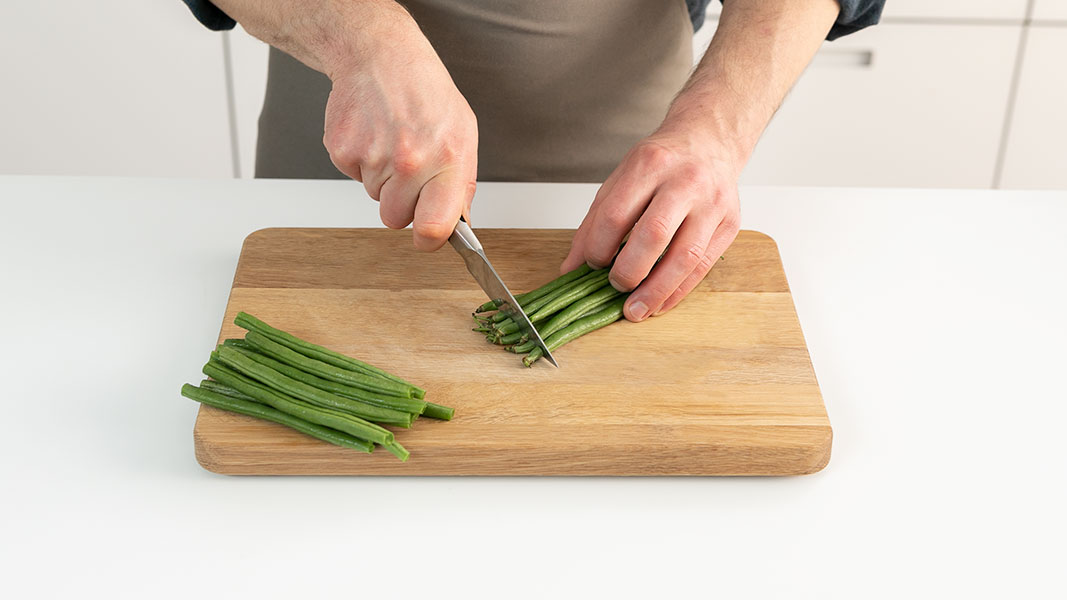 Maggi Kochratgeber grüne Bohnen putzen
