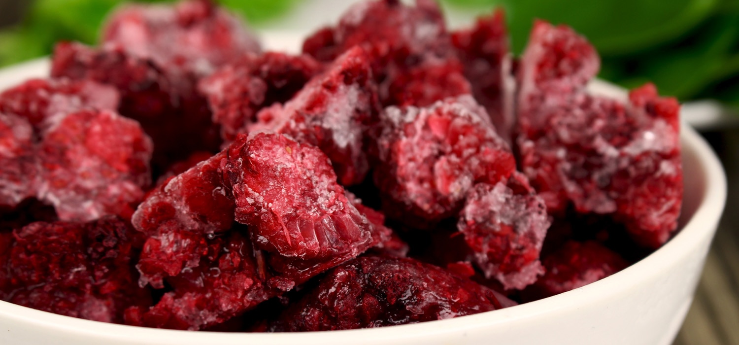Rote Beete gefroren