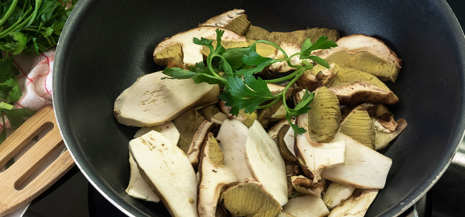 Steinpilze braten