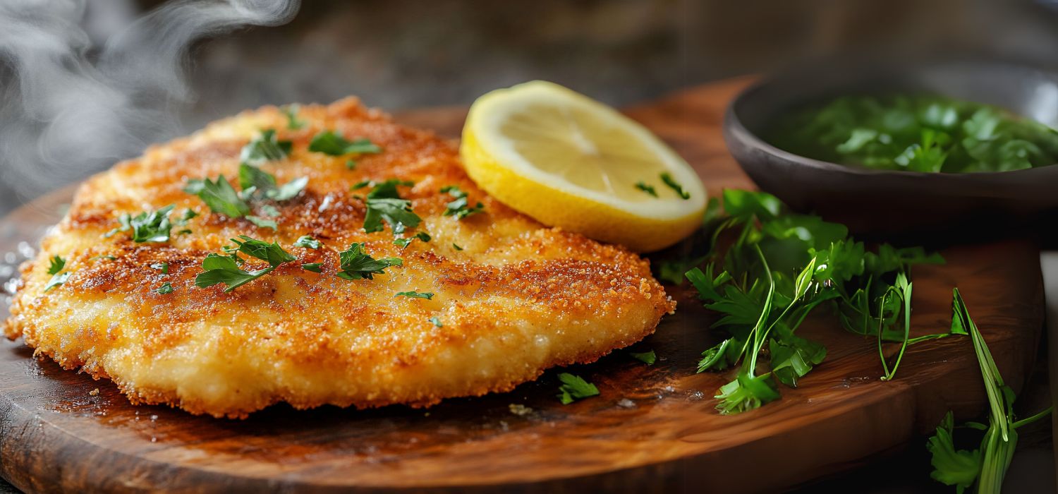 Schnitzel mit Zitrone