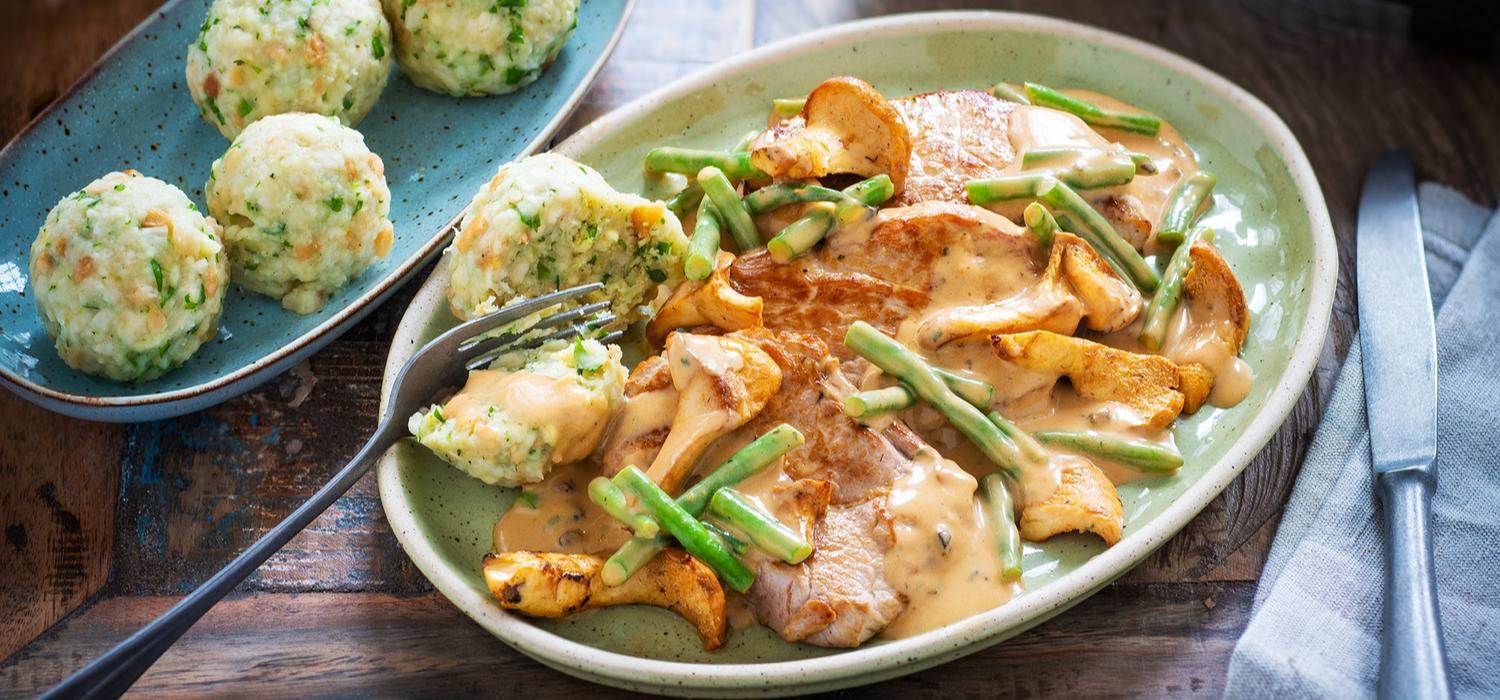 Jäger Sahne Schnitzel Rezeptbild