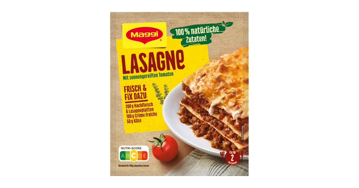 MAGGI Fix für Lasagne maggi.de