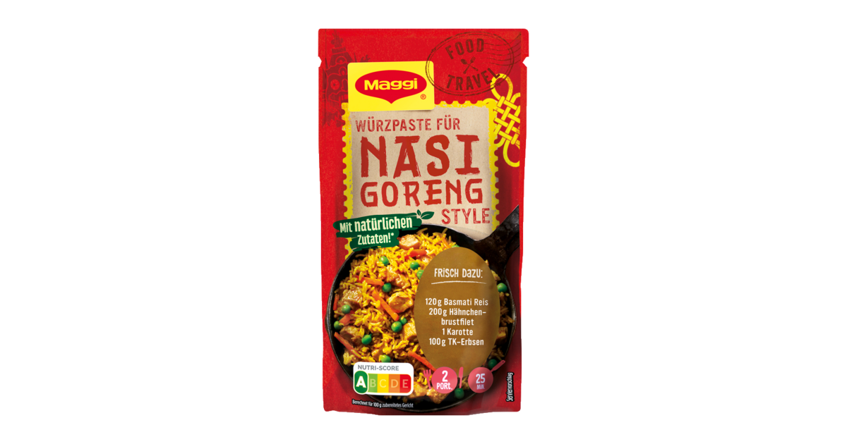 MAGGI FOOD TRAVEL Würzpaste für Nasi Goreng | maggi.de