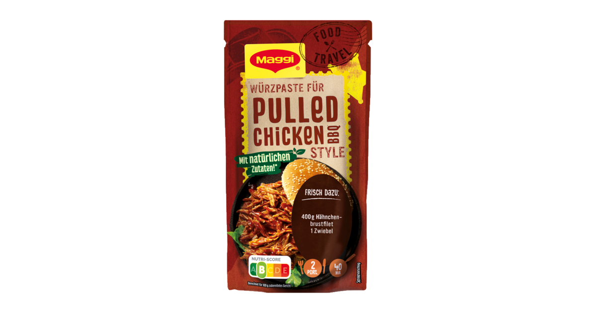 MAGGI FOOD TRAVEL Würzpaste für Pulled Chicken | maggi.de