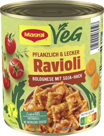 MAGGI Ravioli Veg Bolognese 800g | maggi.de