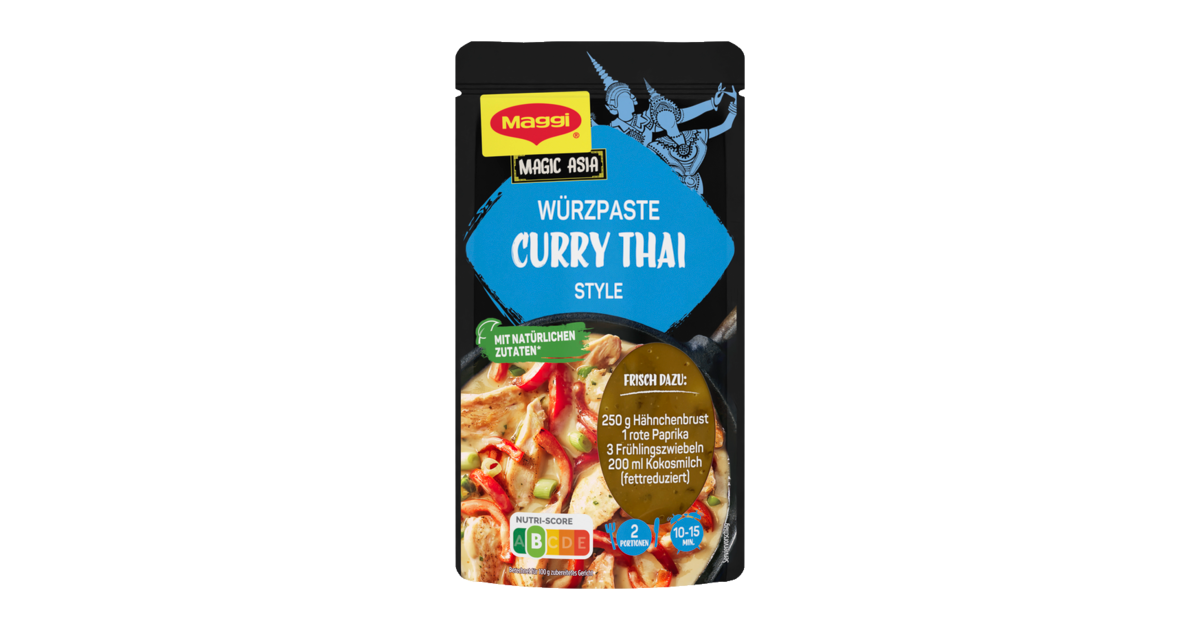 MAGGI MAGIC ASIA Würzpaste für Curry Thai Style | maggi.de
