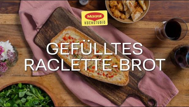 Gefülltes Raclette Brot